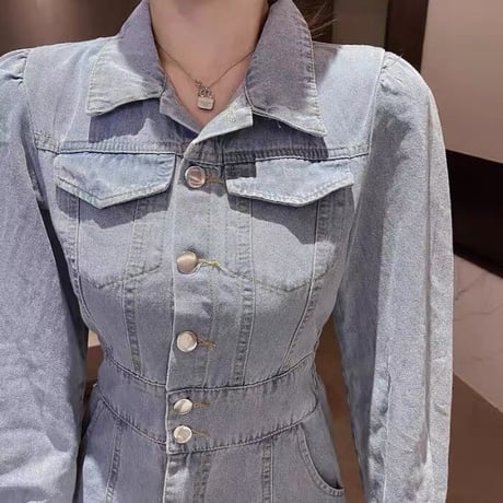 denim onepiece