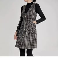 pearl button tweed onepiece