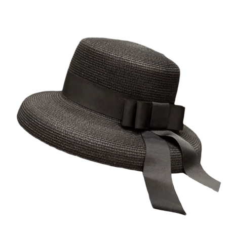 ribbon straw hat