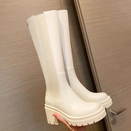 【本革】long boots