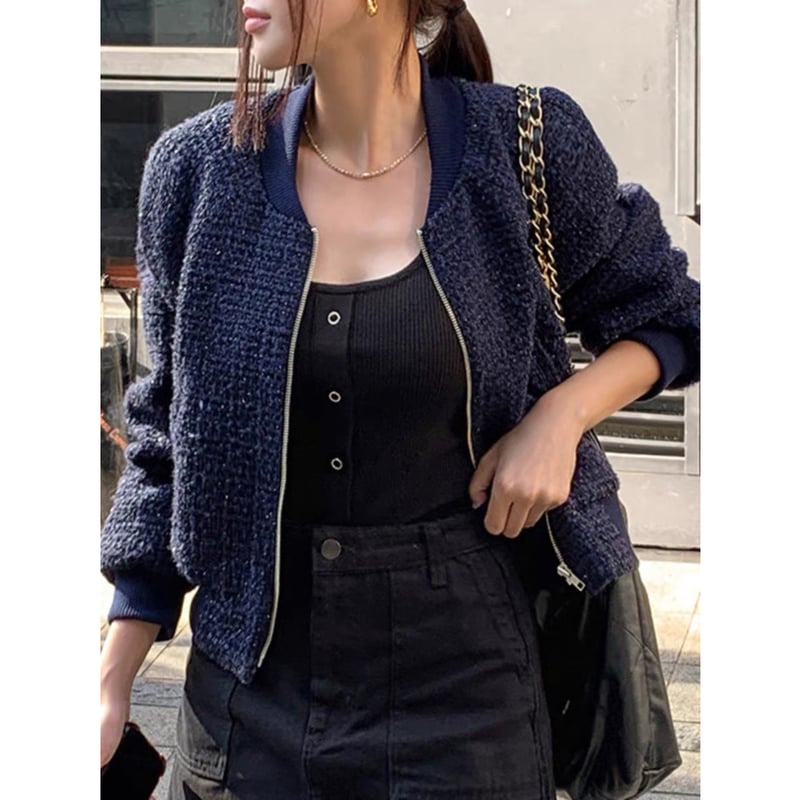 tweed blouson | BrillantSelect Store