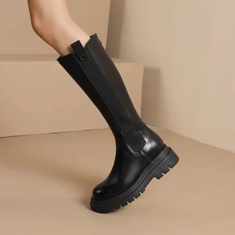 side goa long boots