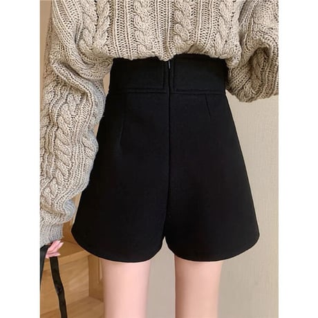 ハイウエスト ショートパンツ