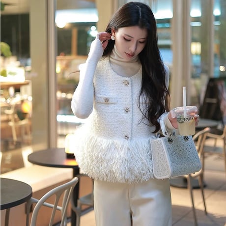 poodle fur gilet