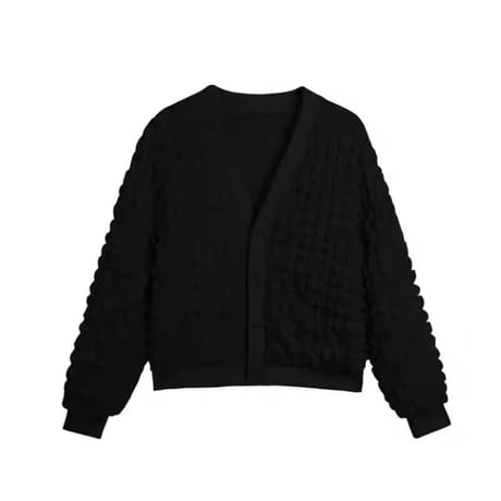 popcorn cardigan
