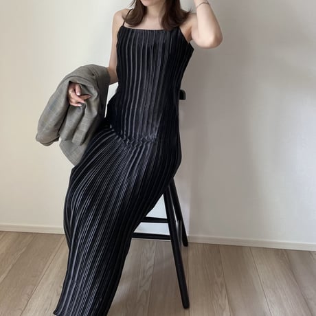 【即納あり】pleats camisole onepiece