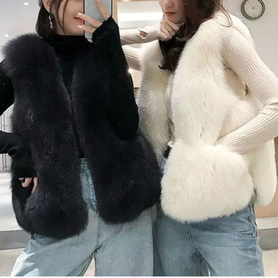 eco fur vest | BrillantSelect Store
