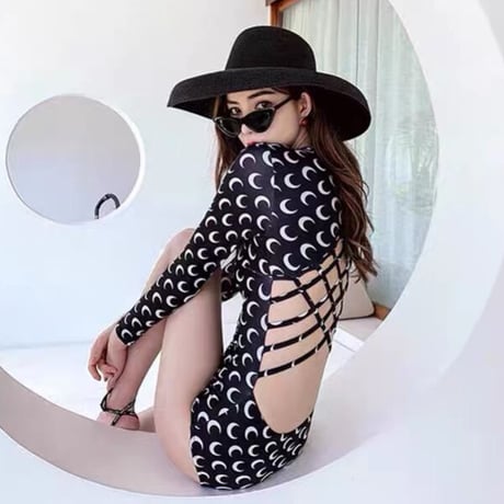 Crescent moon Monokini