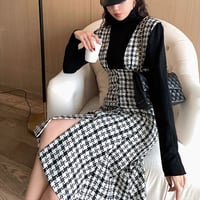 tweed mermaid skirt