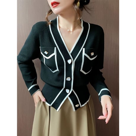 vneck cardigan