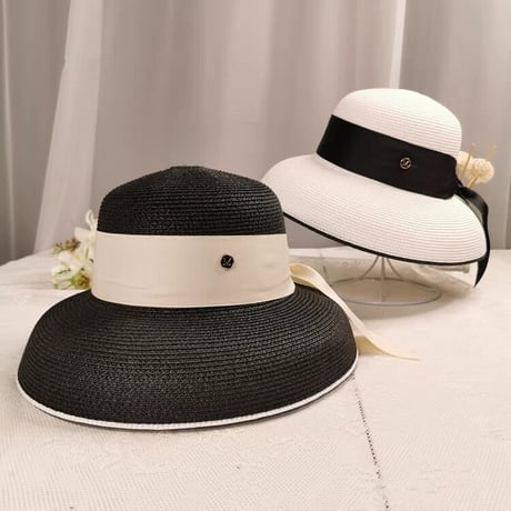 ribbon straw hat