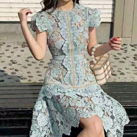 blue lace onepiece