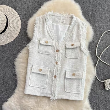 tweed vest