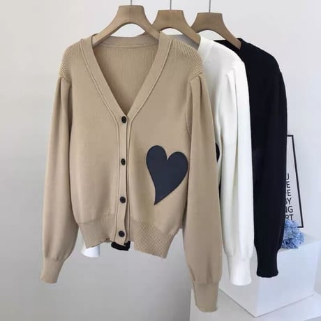 heart cardigan