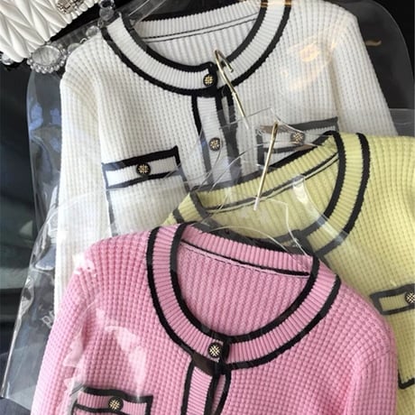 bicolor cardigan