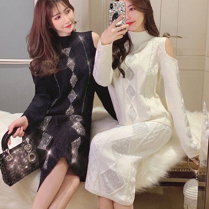 肩出しニット セットアップ | BrillantSelect Store