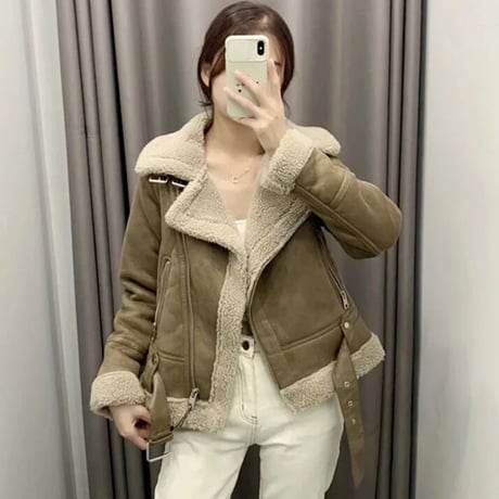 フェイクレザージャケット