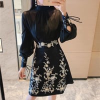 flower embroidery setup