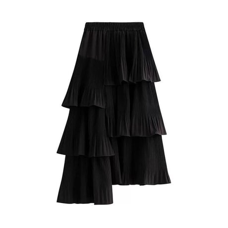 【即納あり】asymmetry　skirt
