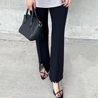 center slit pants
