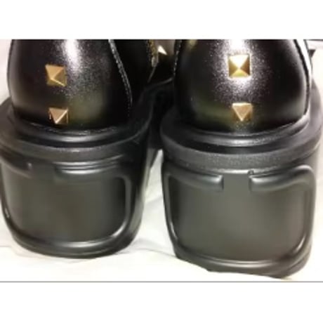 【本革】studs platform boots