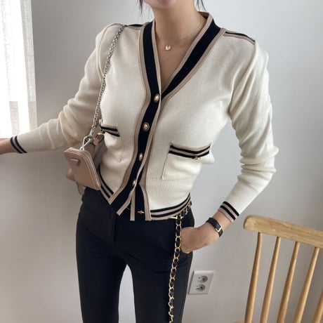 vneck cardigan