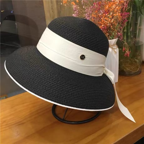 ribbon straw hat