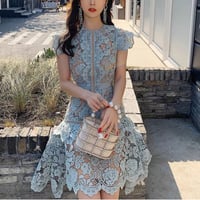 blue lace onepiece