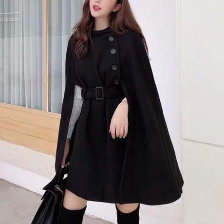 【即納】cape coat