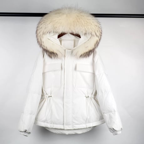 real fur down jacket