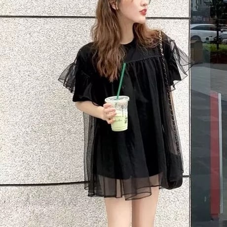 tulle  t-shirt