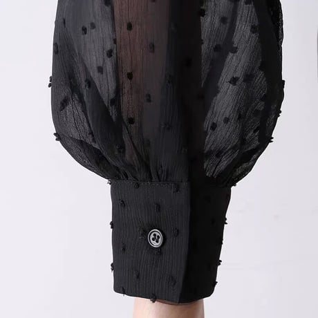 dot blouse