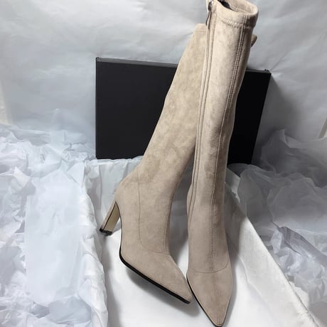suède long boots