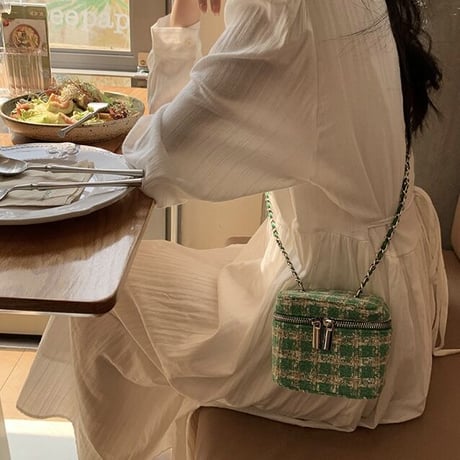 Tweed mini bag