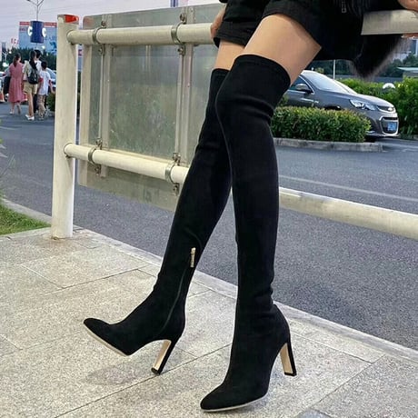 美脚 ニーハイ boots