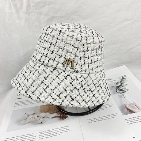 ツイード バケットハット