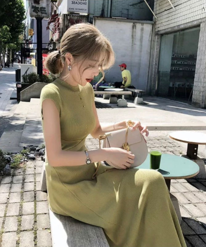 美ラインニットワンピース 美ラインニットワンピース