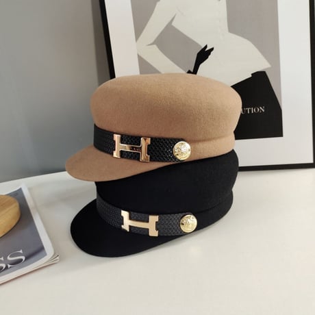 【即納あり】logo wool casquette
