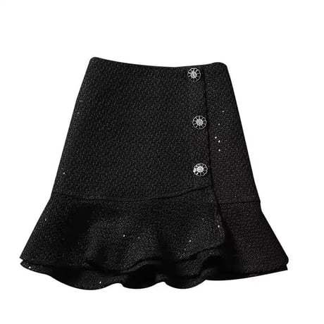 【即納あり】tweed marmaid mini skirt