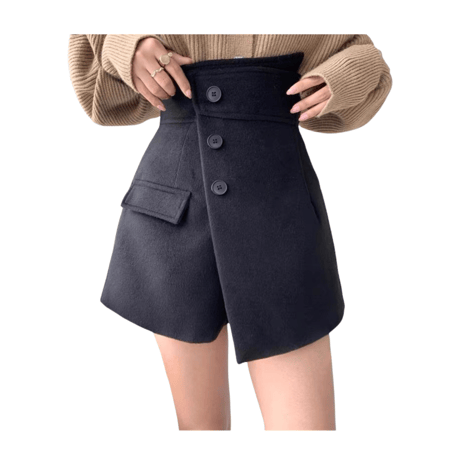 ハイウエスト ショートパンツ
