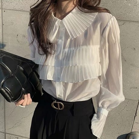pleats blouse