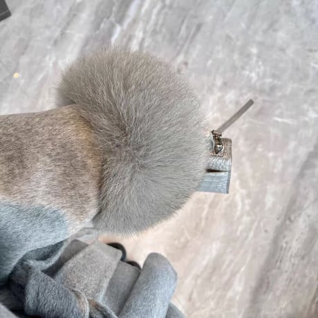 sleeve fox fur coat