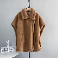 ウール poncho coat