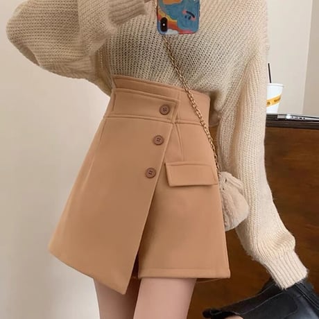 ハイウエスト ショートパンツ
