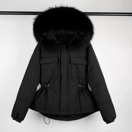 real fur down jacket