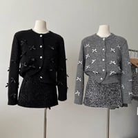 ribbon cardigan