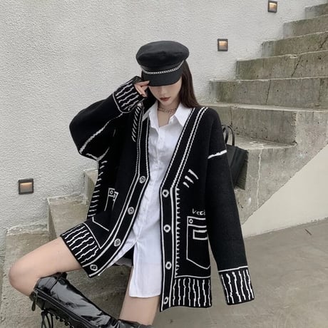 print  cardigan