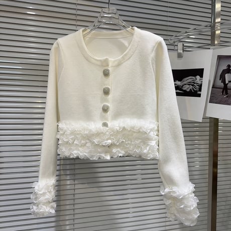 tulle cardigan
