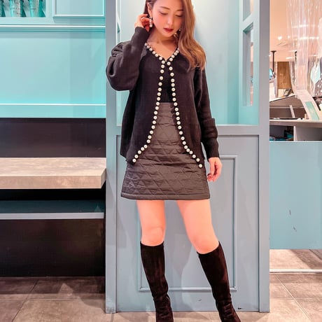 【即納あり】pearl cardigan