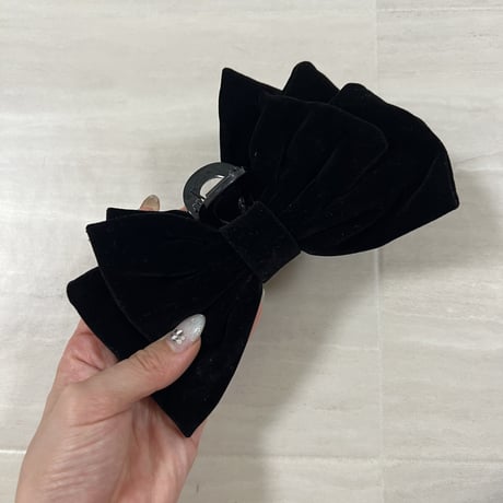 【即納】ribbon ヘアクリップ